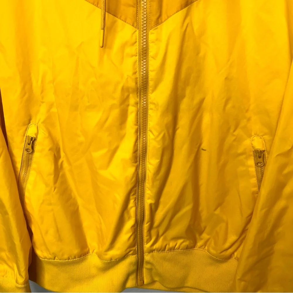 Nike Sportswear Windrunner Hooded Windbreaker Jacket Nylon Yellow Size M Men’s - Picture 8 of 16
